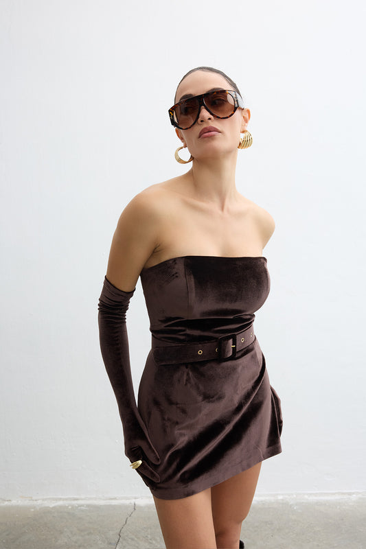 Carletta Brown Dress