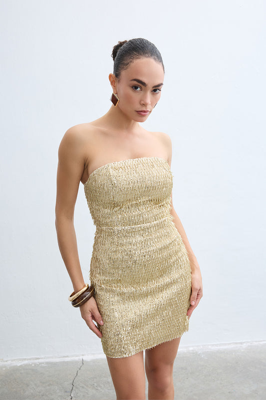 Ninda Gold Dress