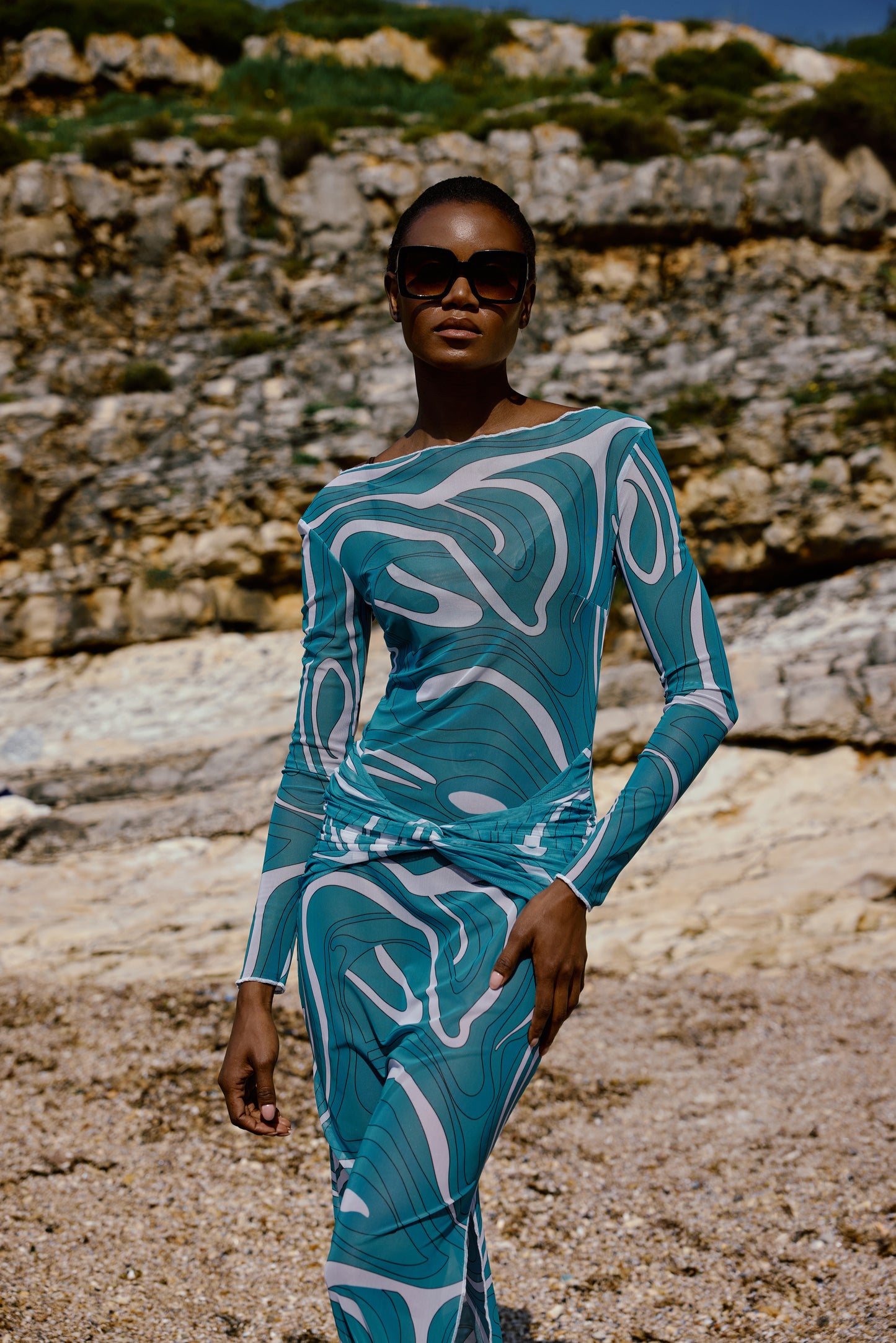 Rosai Blue Dress