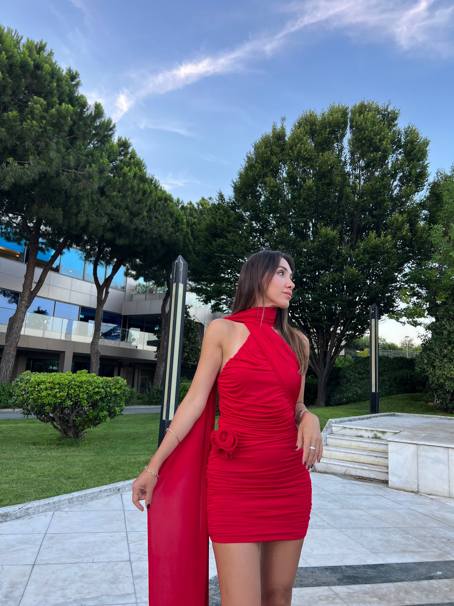 Ivy Kırmızı Elbise