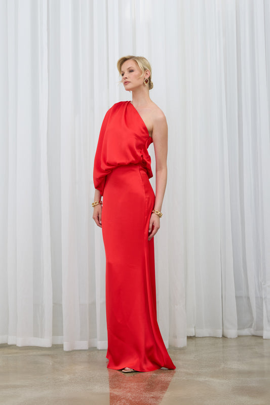 Jasmin Red Maxi Dress