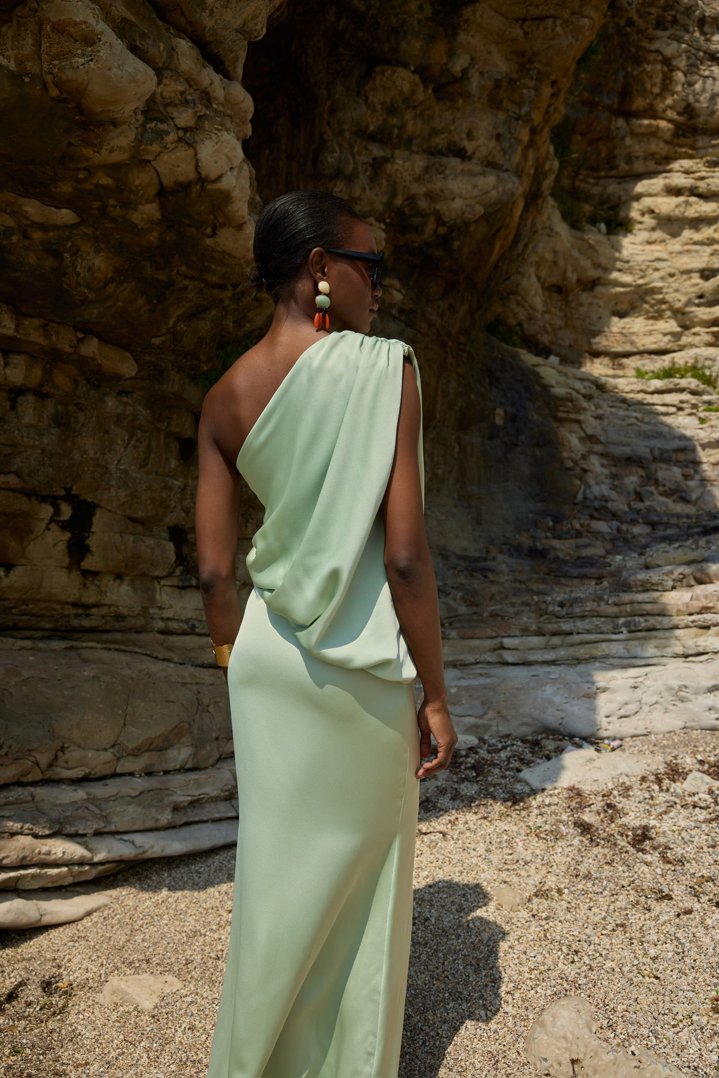 Jasmin Green Maxi Dress