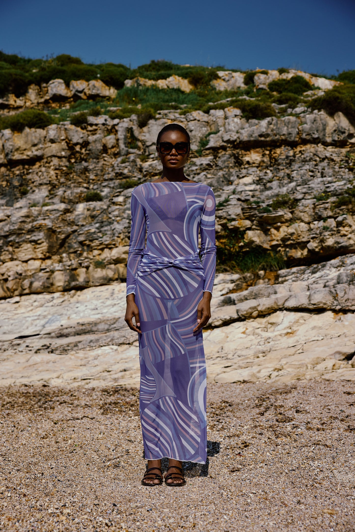 Rosai Purple Dress