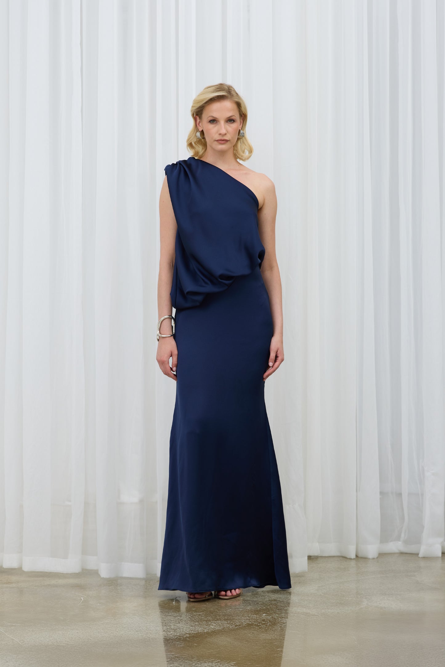 Jasmin Navy Blue Maxi Dress