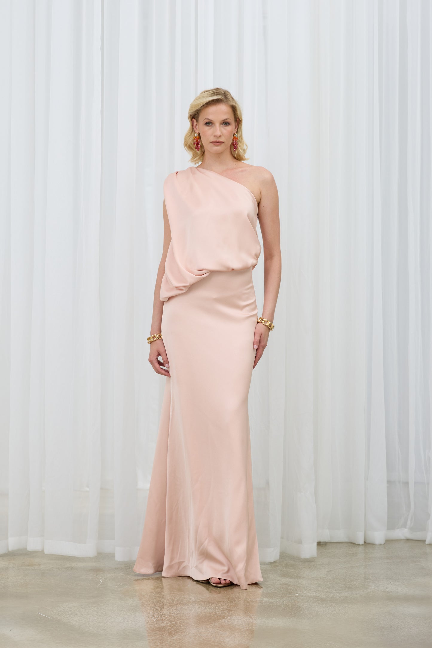 Jasmine Nude Maxi Dress