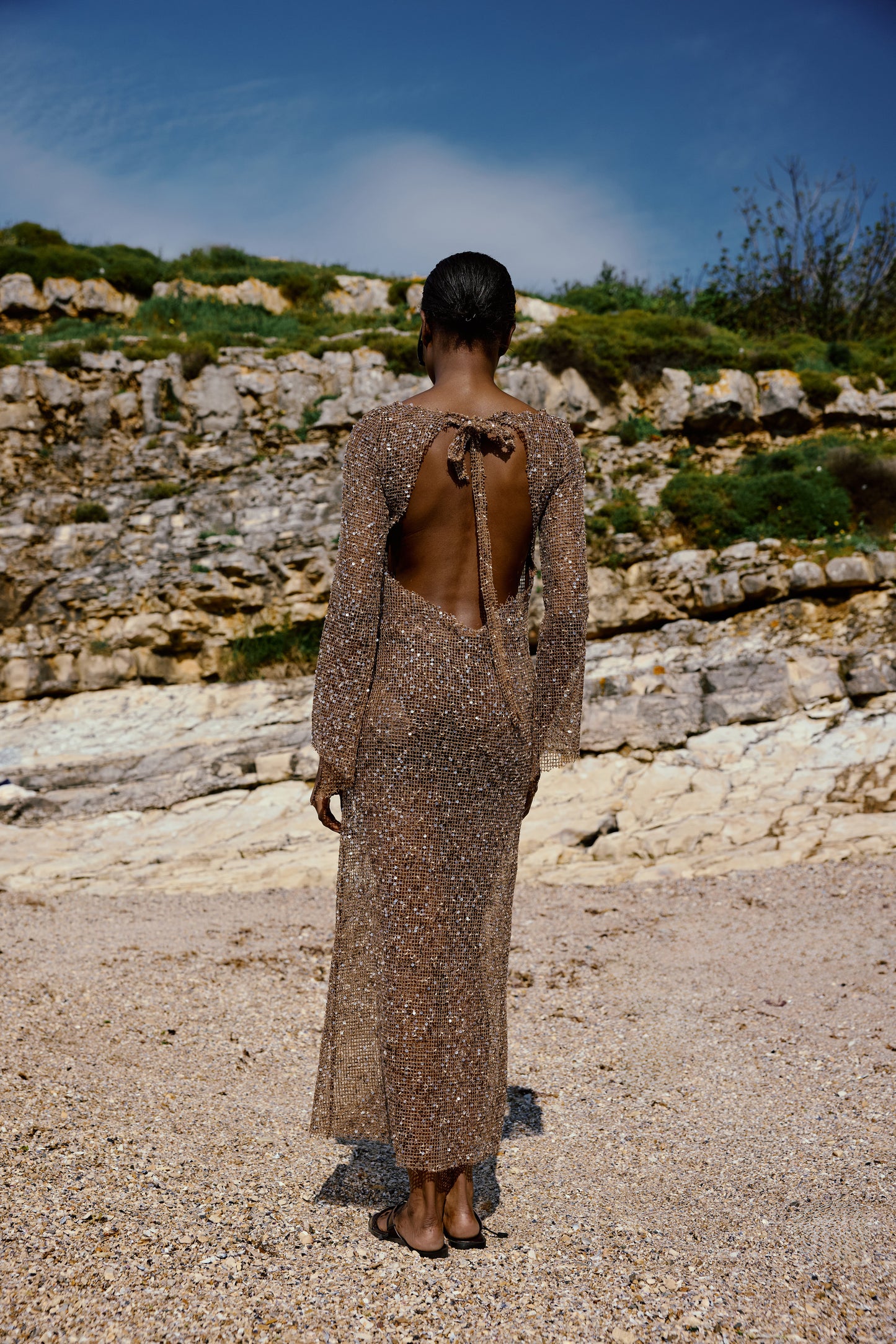 Shine Nude Dress