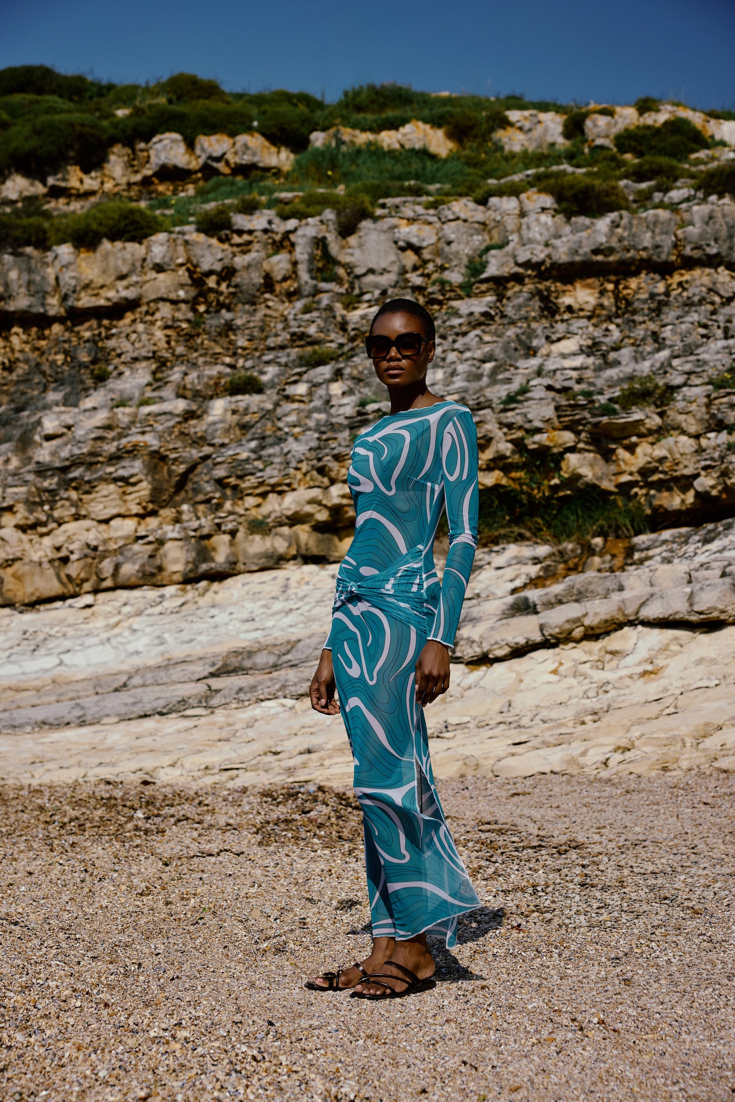 Rosai Blue Dress