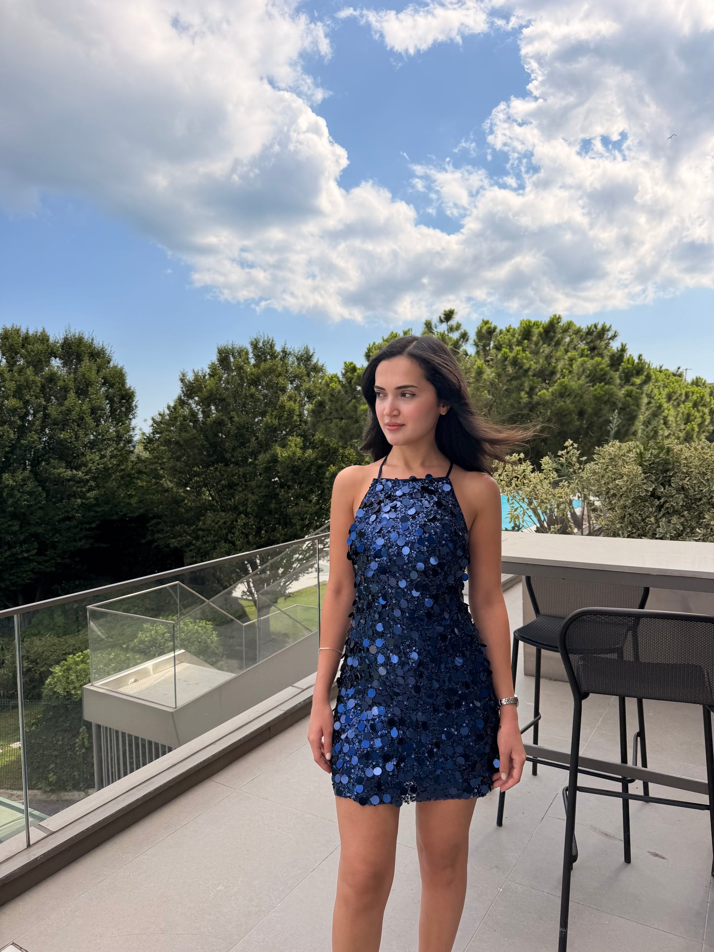 Era Navy Blue Dress
