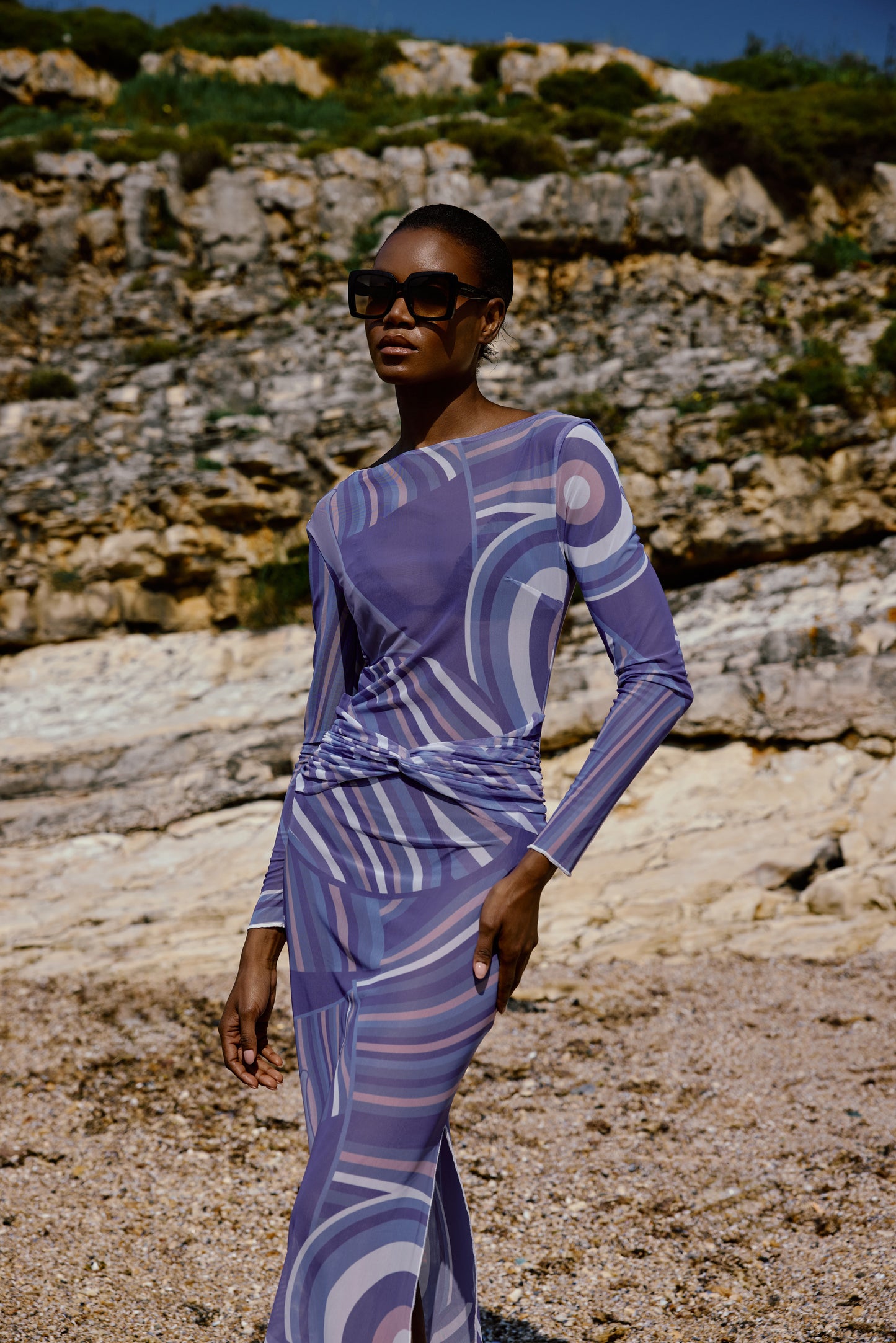 Rosai Purple Dress