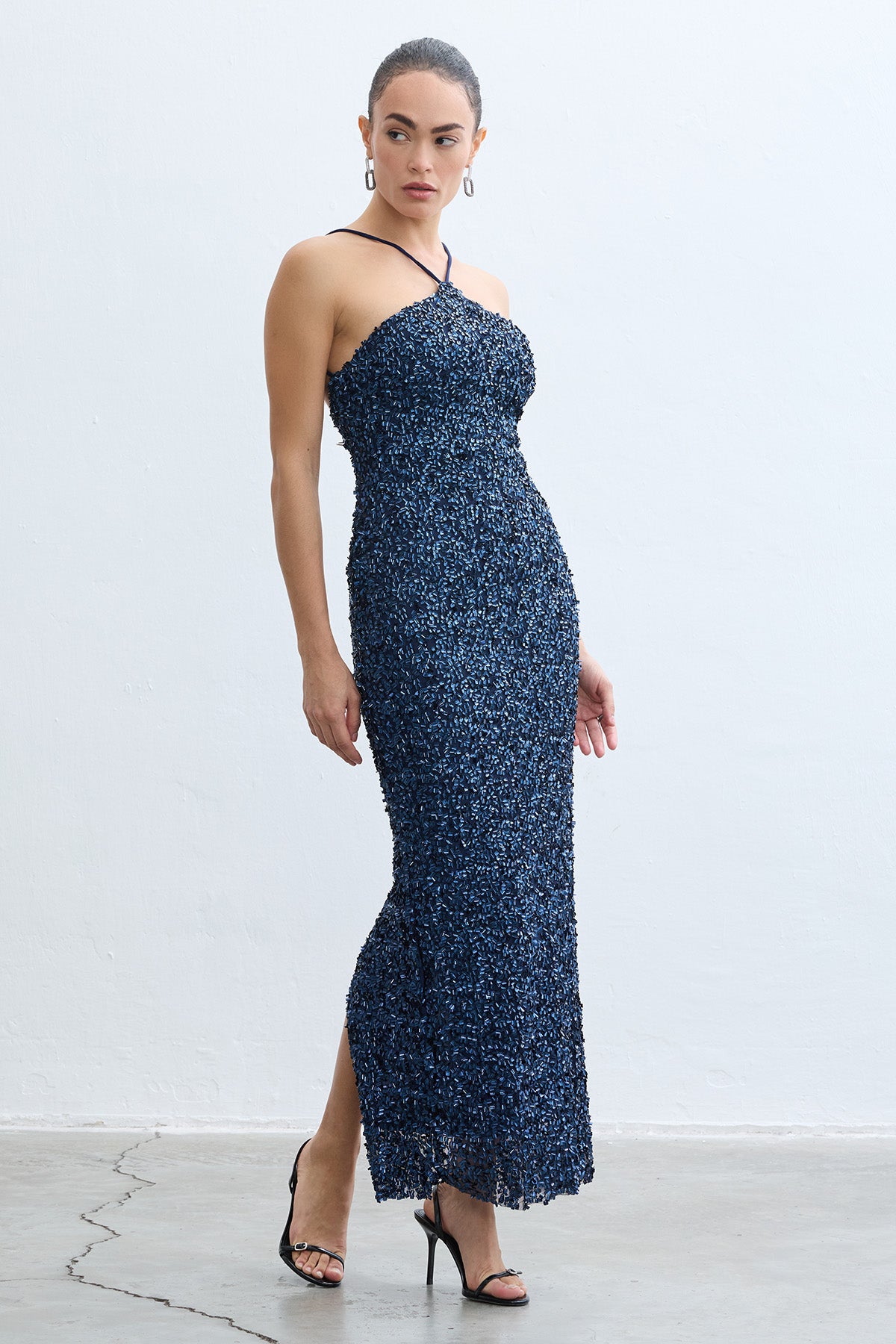 Narisa Navy Blue Dress