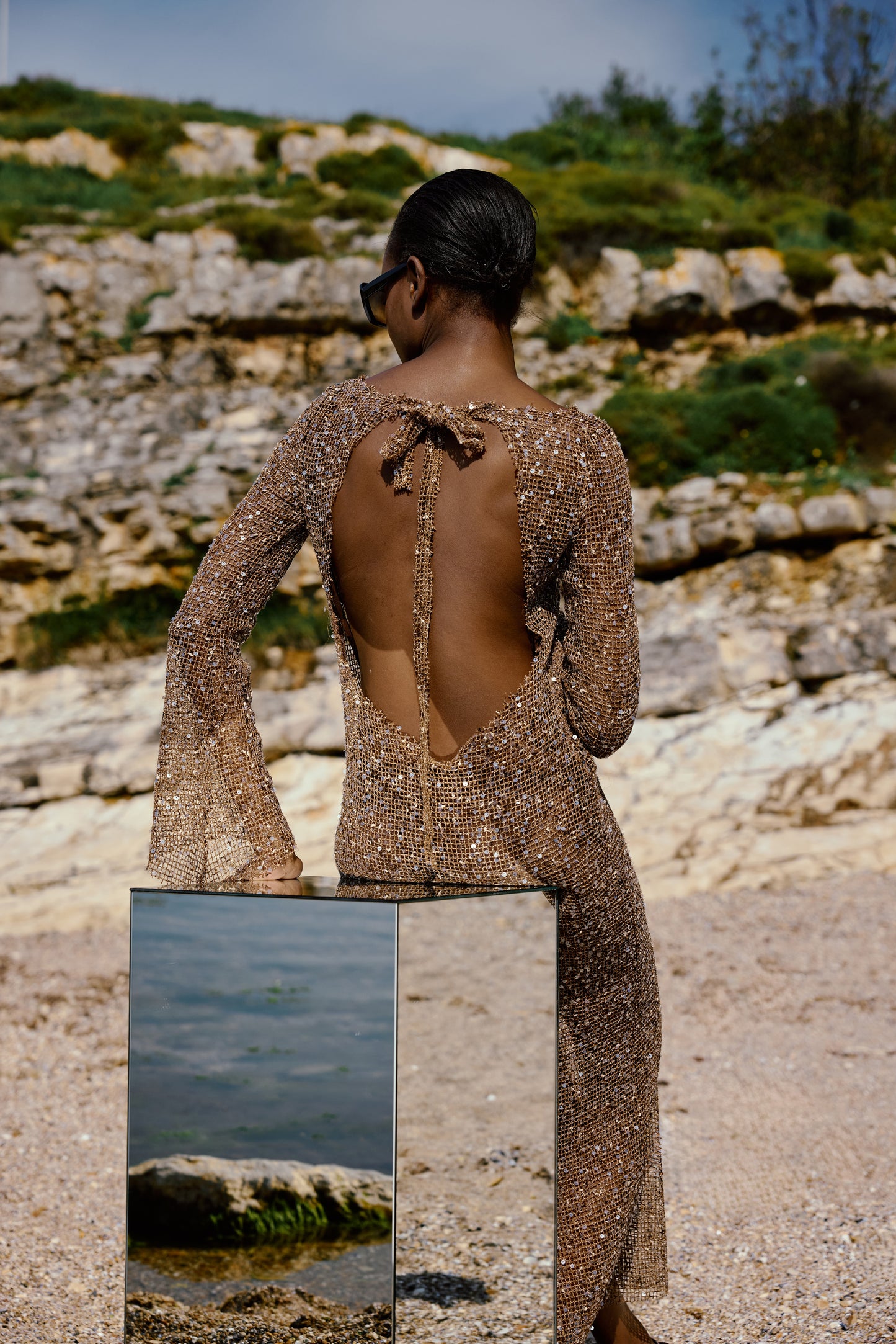 Shine Nude Dress