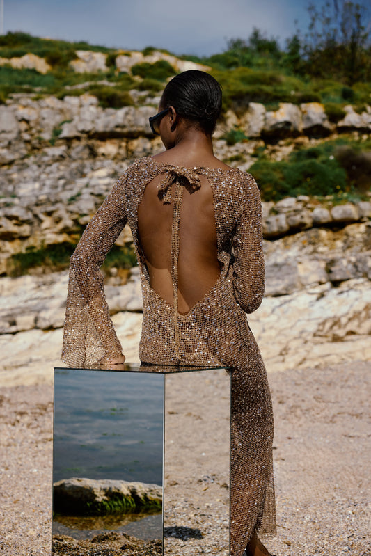 Shine Nude Dress