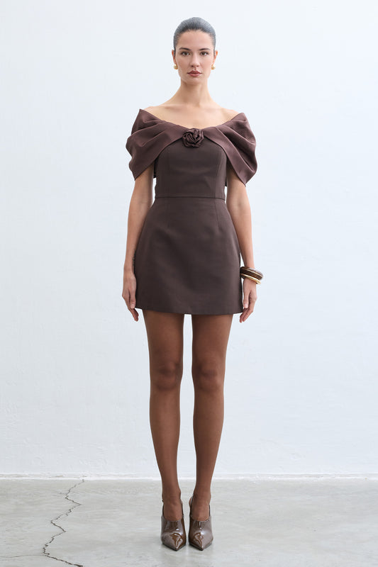 Irına Brown Dress