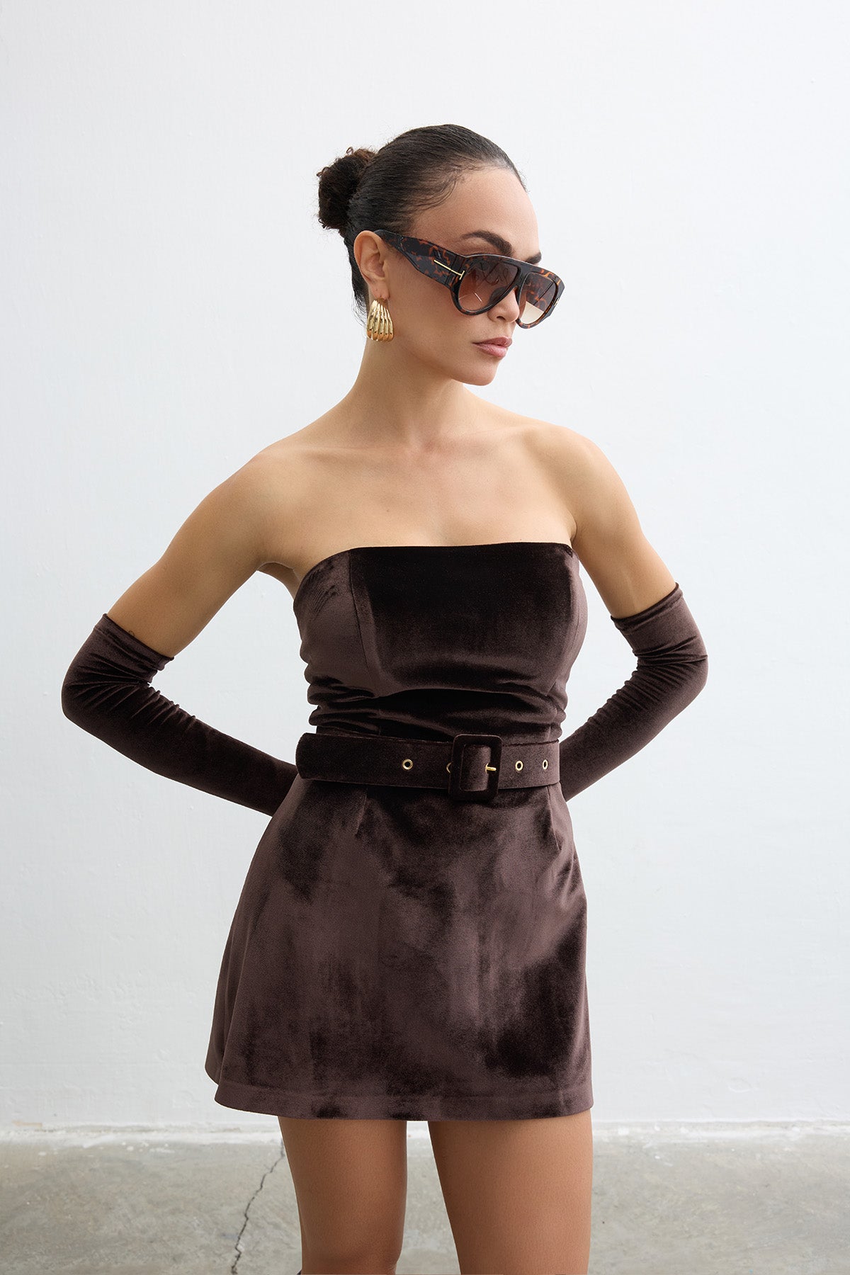 Carletta Brown Dress