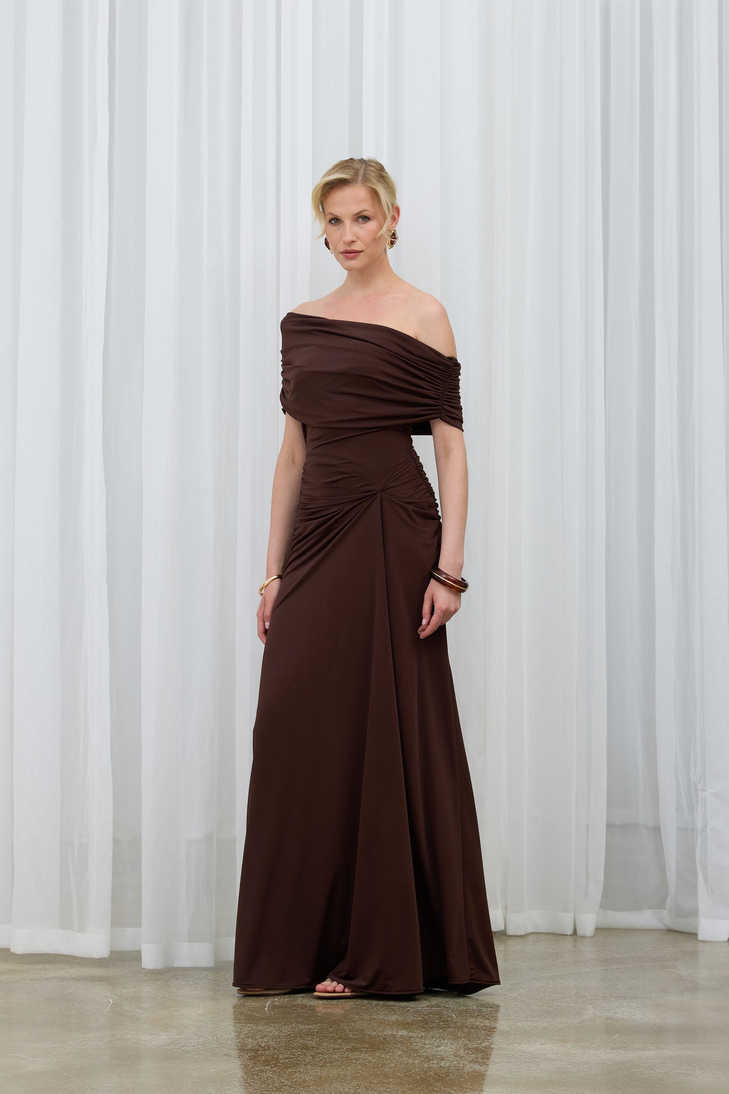 Aren Brown Dress