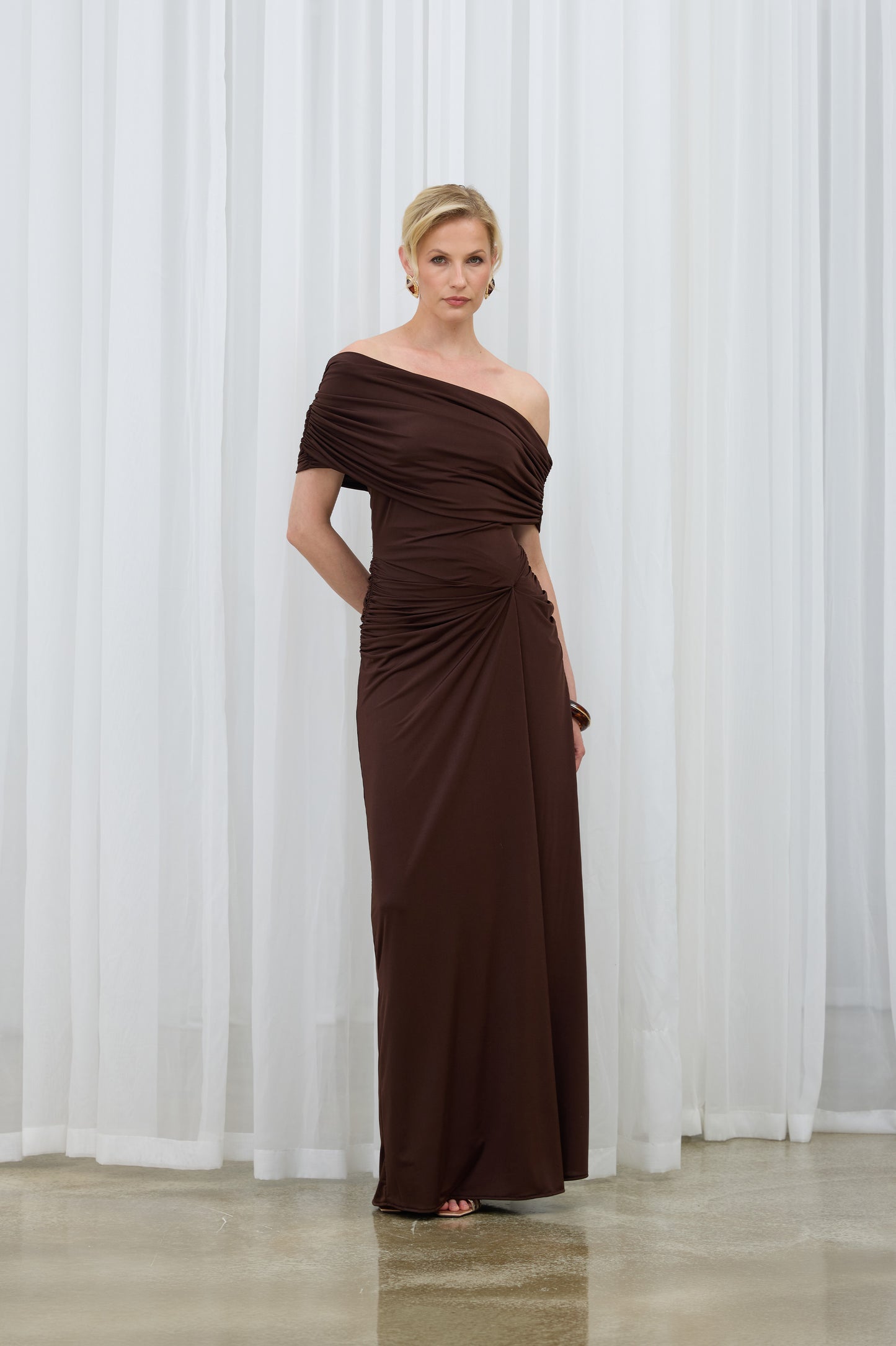 Aren Brown Dress
