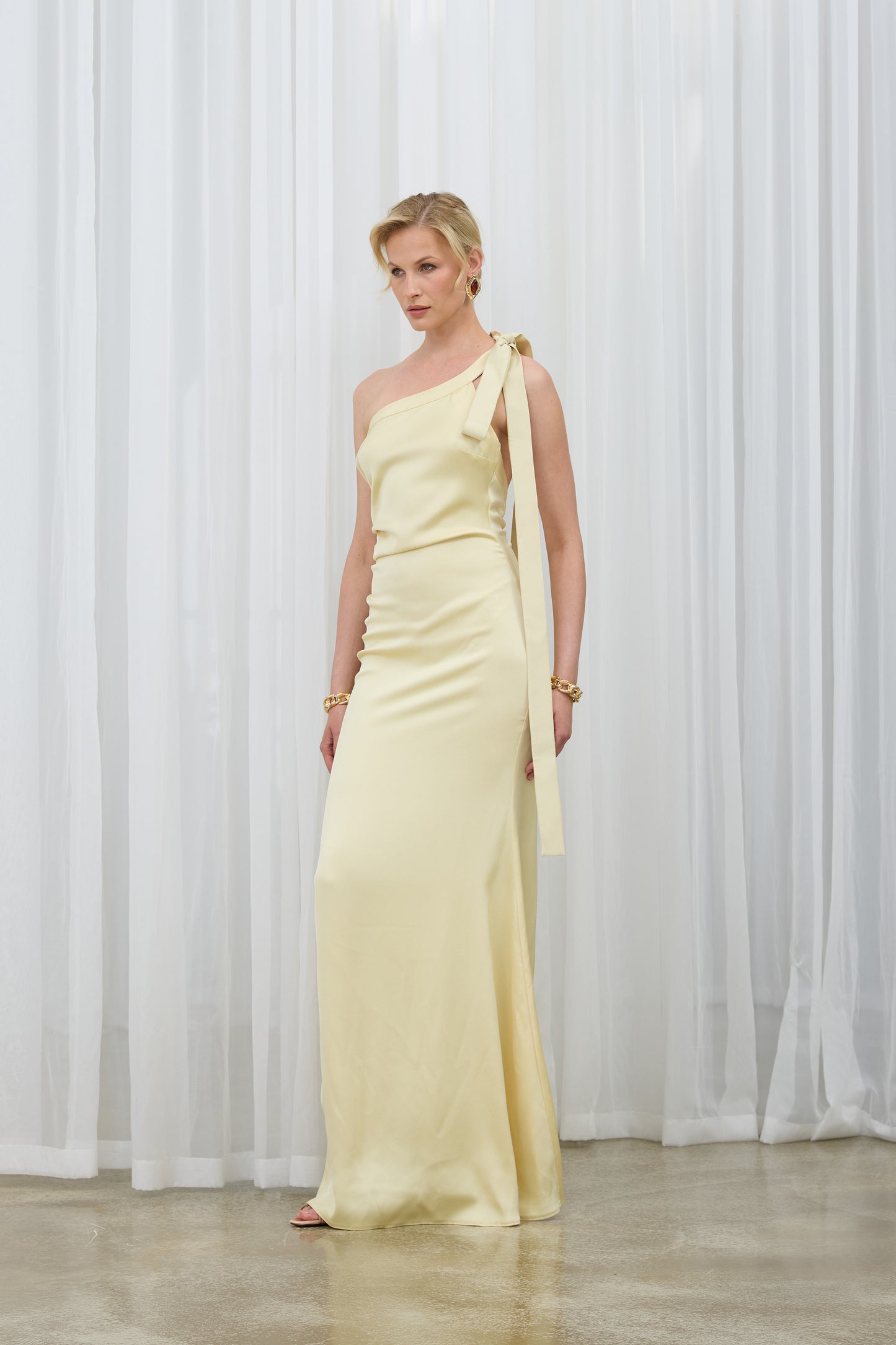 Leni Butter Yellow Dress