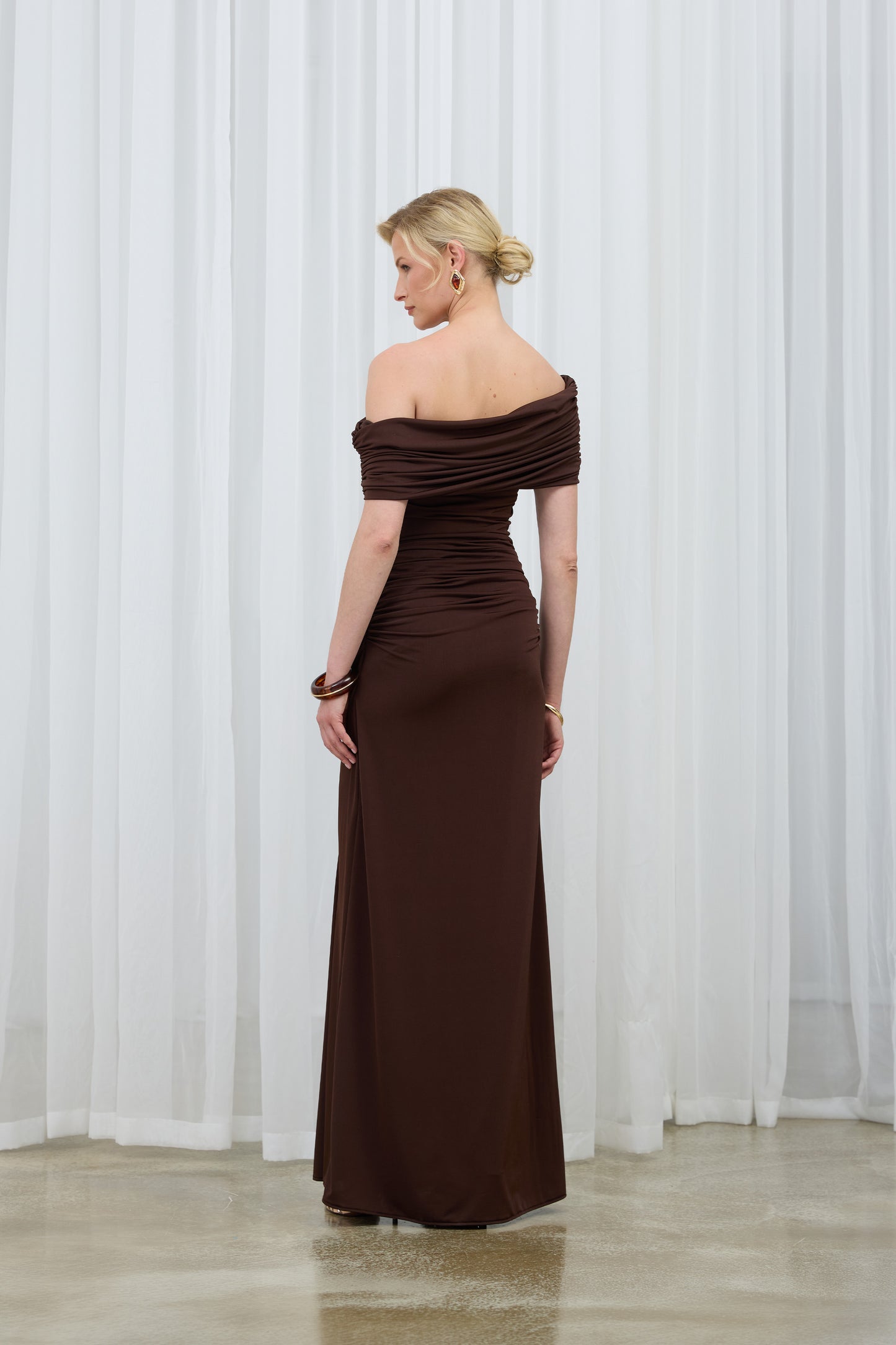 Aren Brown Dress