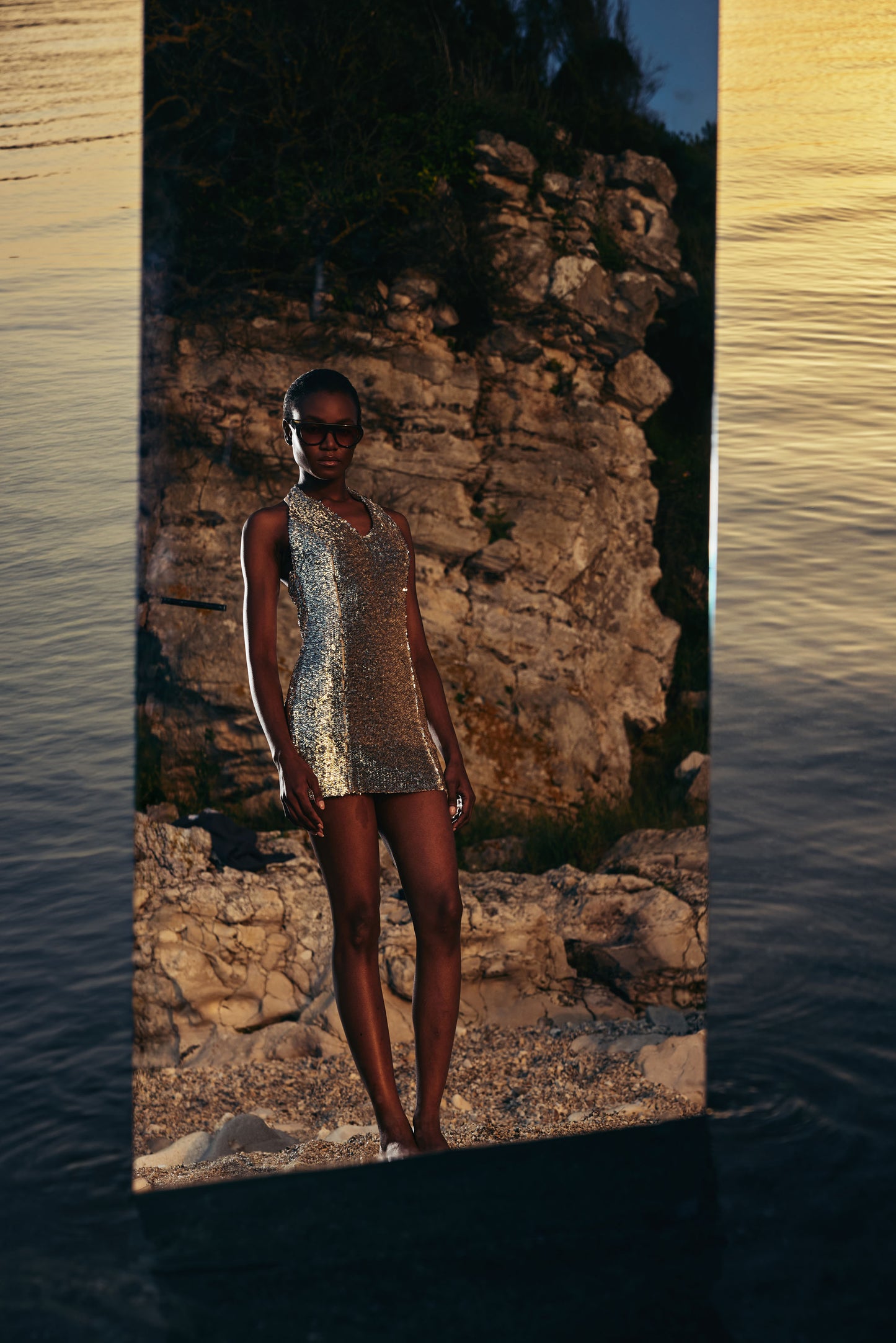 Jarre Metalic Dress