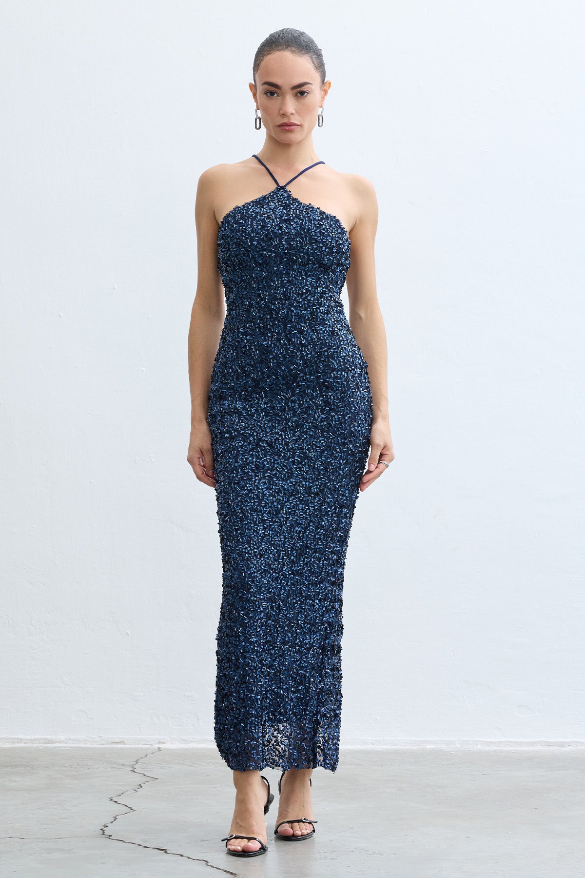 Narisa Navy Blue Dress