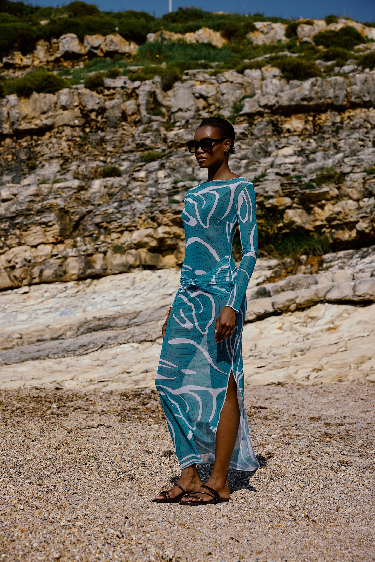 Rosai Blue Dress