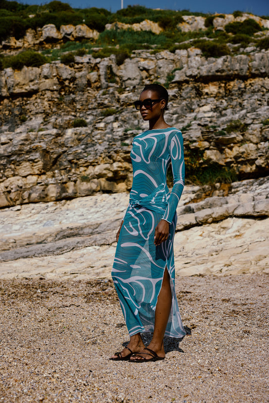 Rosai Blue Dress