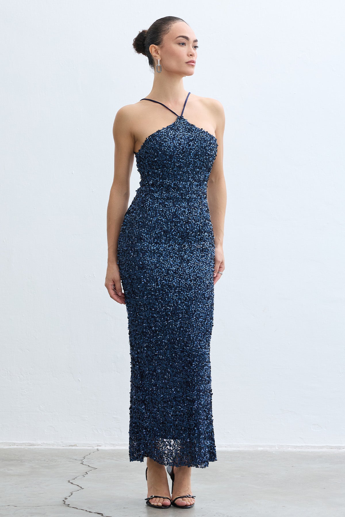 Narisa Navy Blue Dress