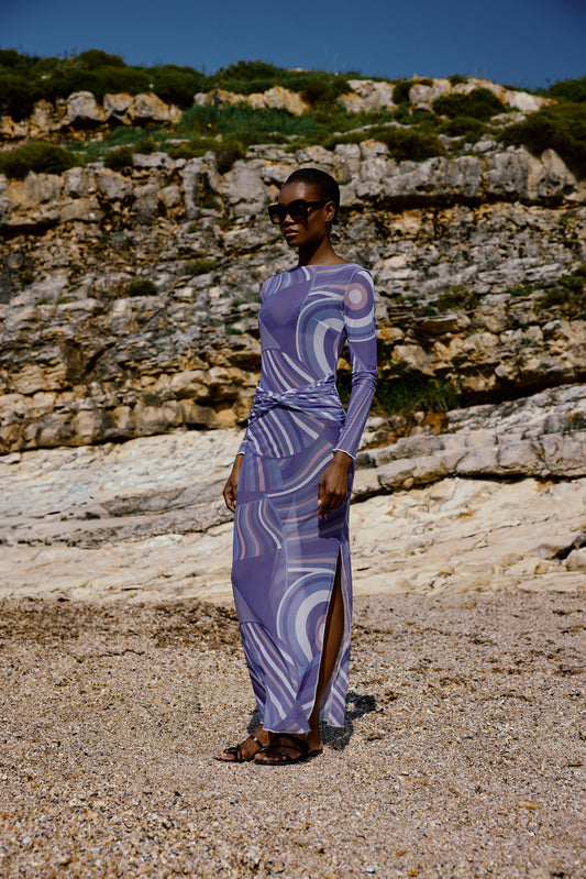 Rosai Purple Dress