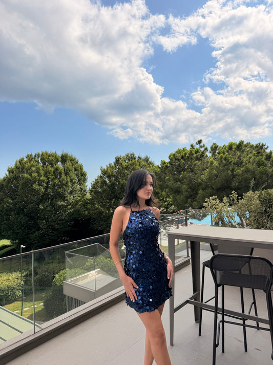 Era Navy Blue Dress