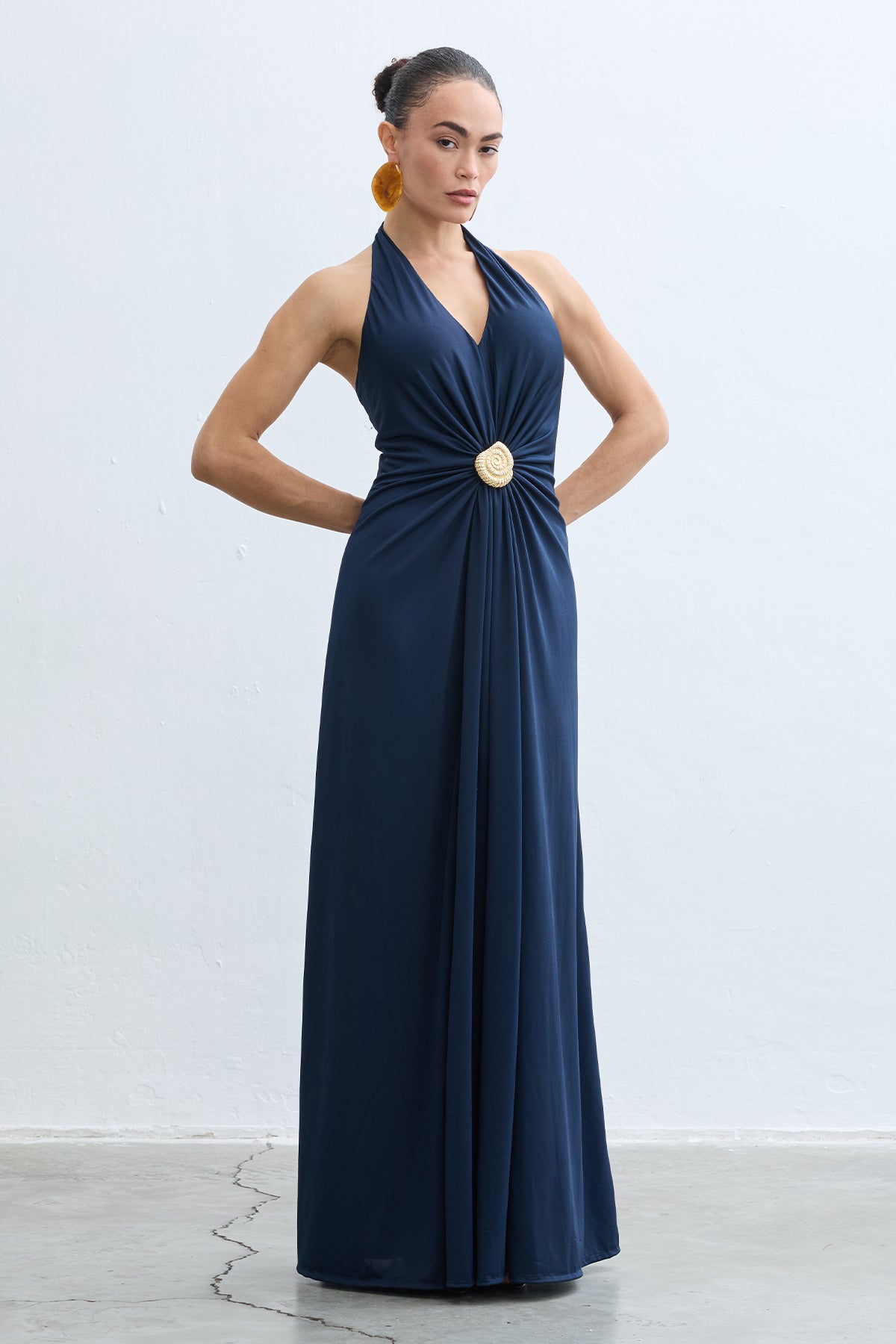 Laura Navy Blue Dress