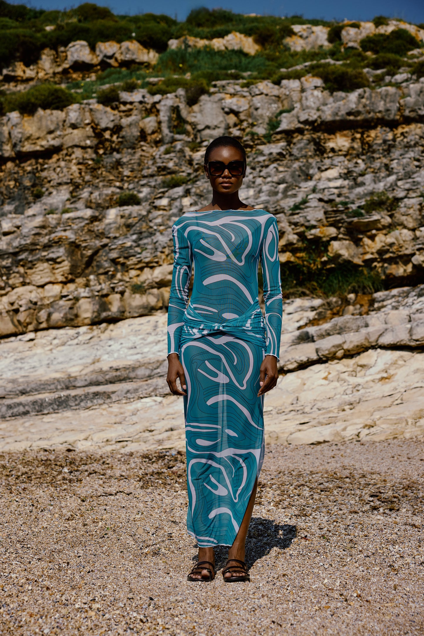 Rosai Blue Dress