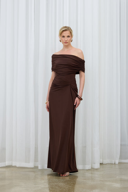 Aren Brown Dress