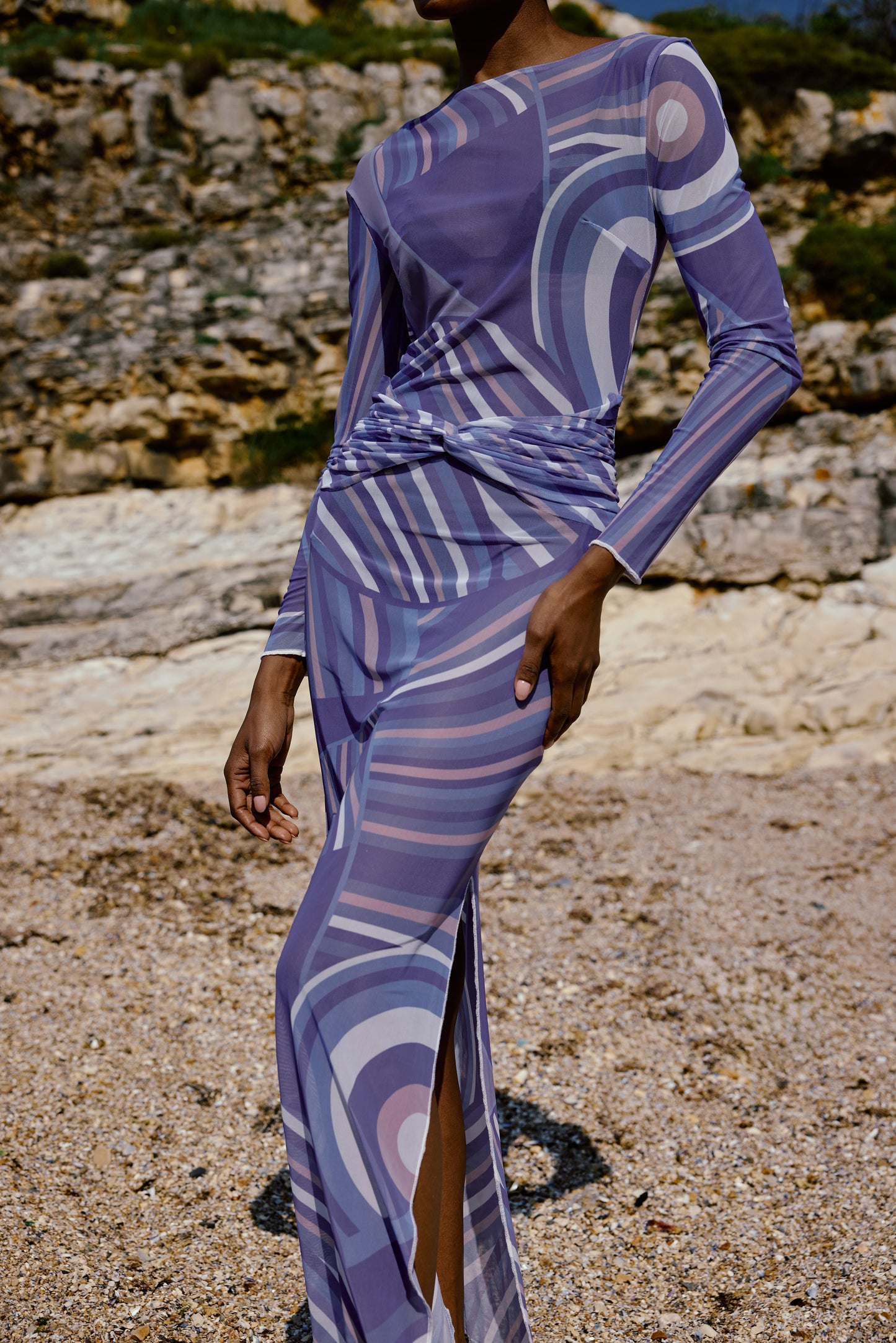 Rosai Purple Dress