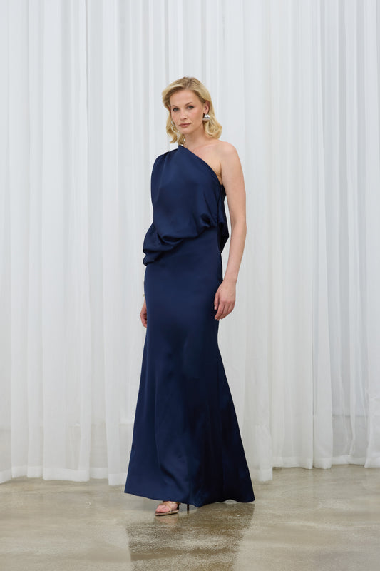 Jasmin Navy Blue Maxi Dress