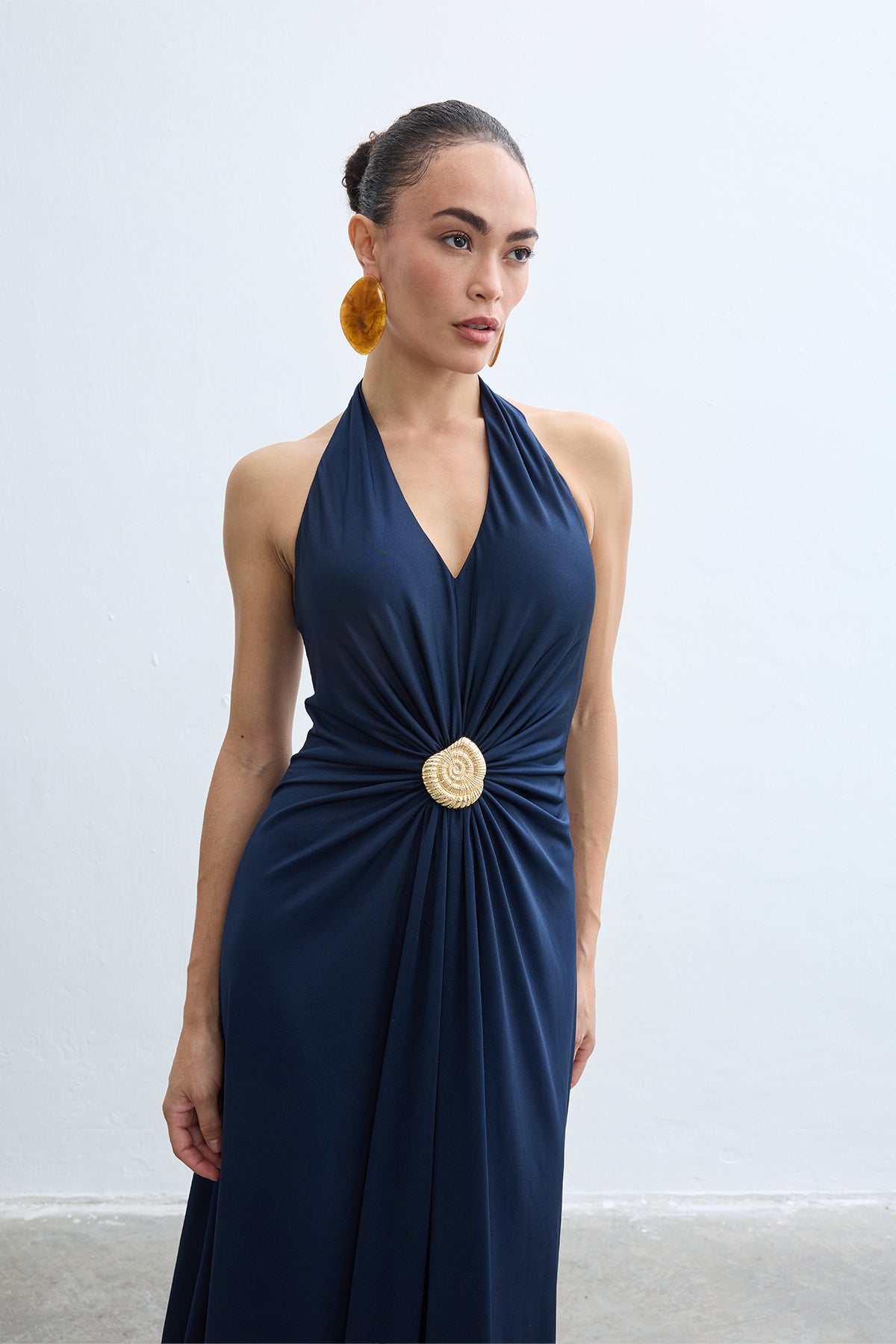Laura Navy Blue Dress